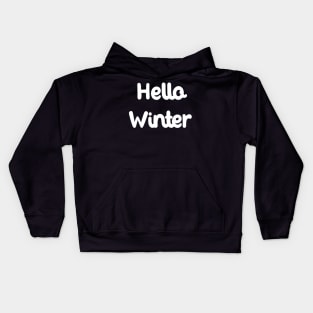 Hello Winter Kids Hoodie